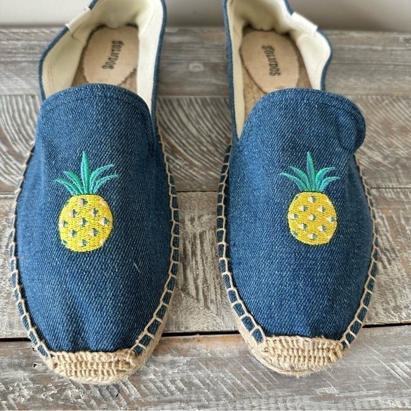 Anthropologie-soludos South Beach Pineapple Espadrilles (Size:10) - Picture 2 of 7